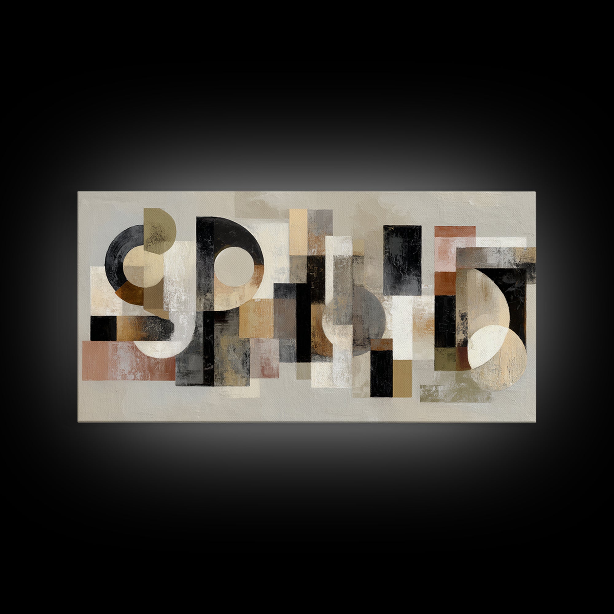 Scoreboard Numbers as Abstract Design Framed Canvas Print, Game Room Art, Statement Artwork, Game Room Decor, Fine Art, Play, GRA-2x1-20
