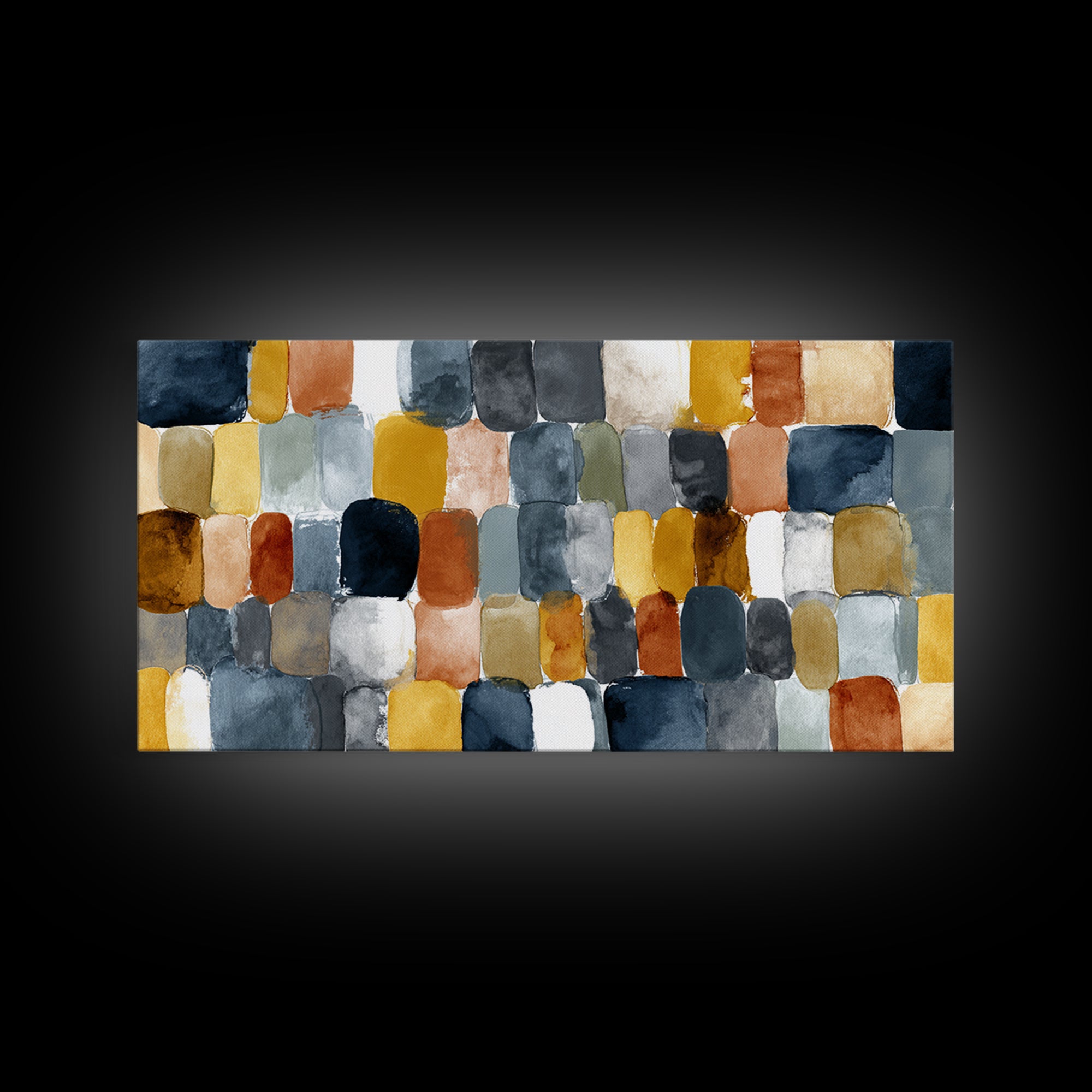 Domino Tiles Arranged Framed Canvas Print, Game Room Art, Canvas Wall Art, Game Room Decor, Fine Art, Play, Masculine Wall Art, GRA-2x1-60