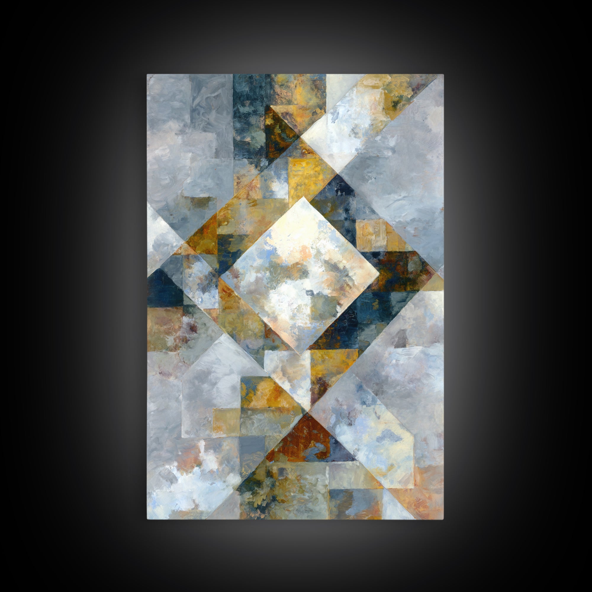 Domino Tiles Arranged Framed Canvas Print, Game Room Art, Boho Decor, Game Room Decor, Abstract Art, Play, Classroom Decor, GRA-2x3-48