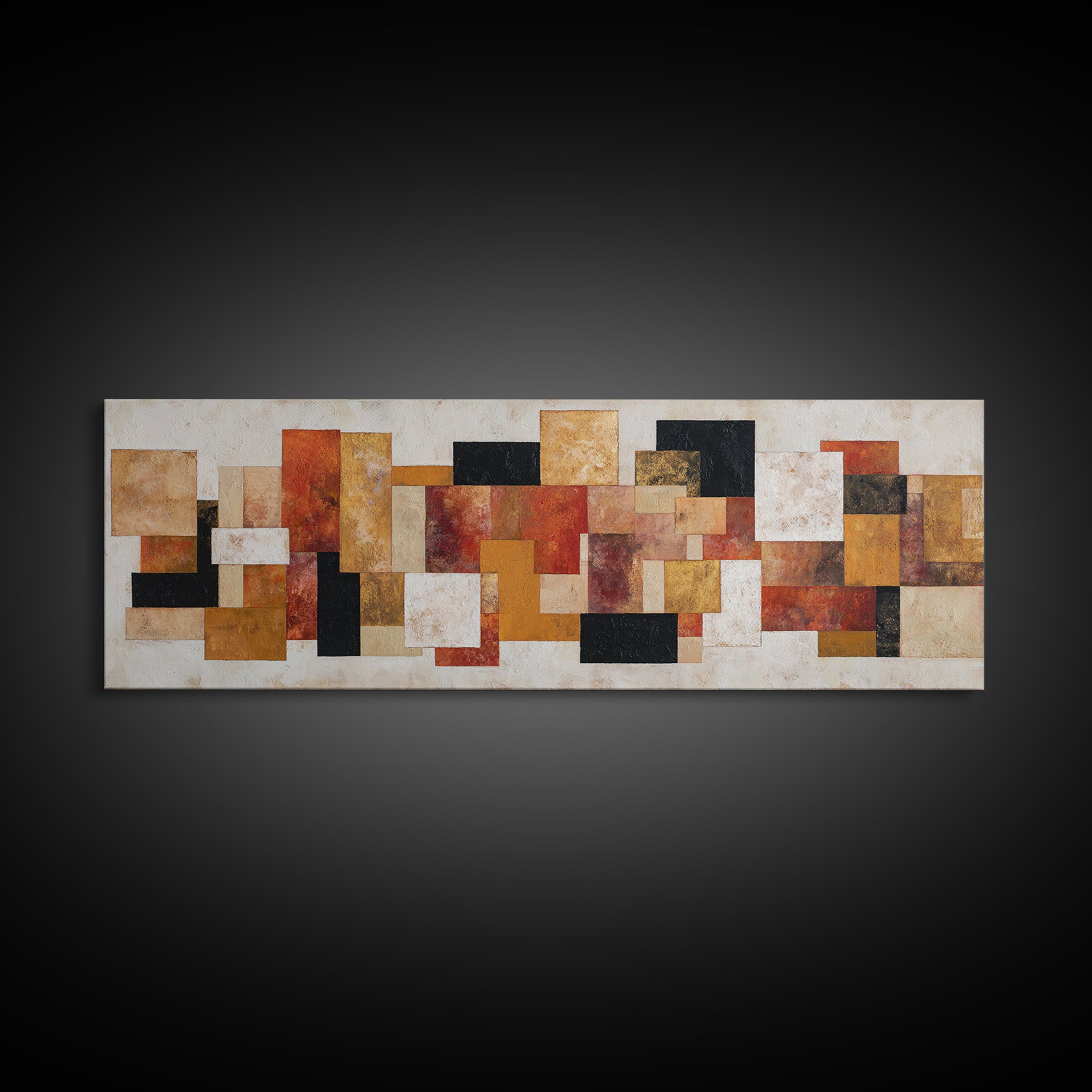 Domino Tiles Arranged Framed Canvas Print, Game Room Art, Textured Painting, Game Room Decor, Fine Art, Play, New Home Gift, GRA-3x1-56