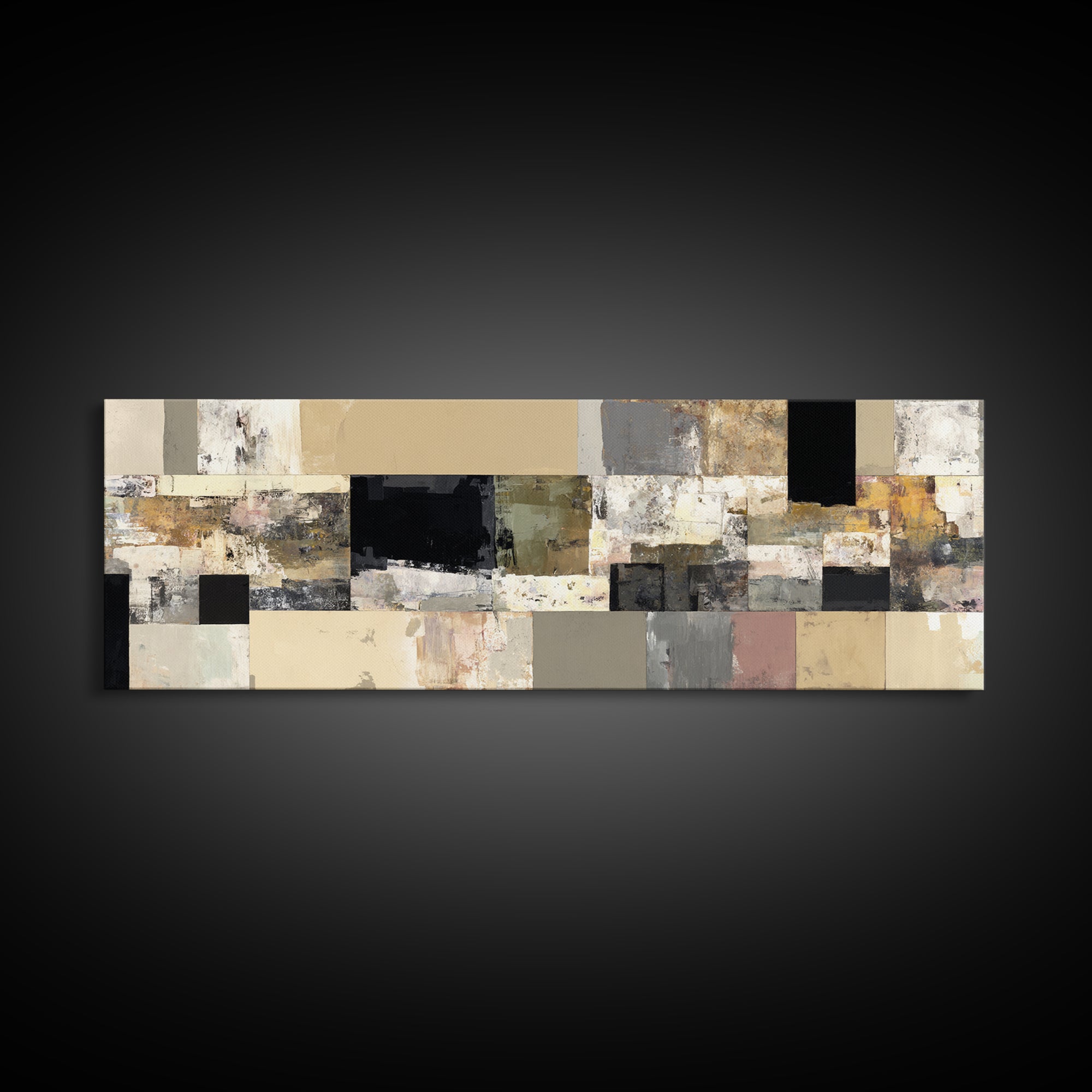 Domino Tiles Arranged Canvas Print, Game Room Art, Unique Home Decor, Game Room Decor, Abstract Art, Play, Boho Decor, GRA-3x1-8