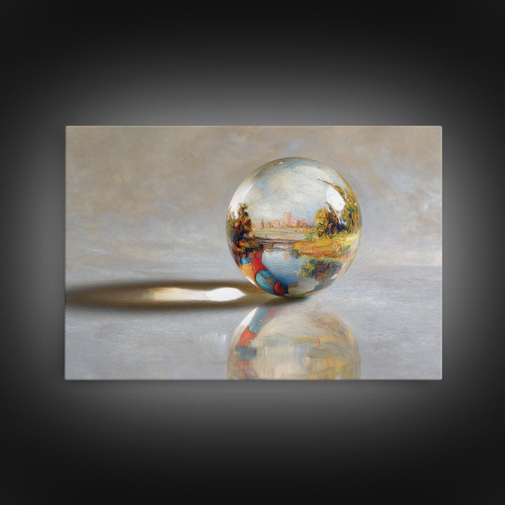 Pinball Silver Ball Framed Canvas Print, Game Room Art, Masculine Wall Art, Game Room Decor, Abstract Art, Play, Gallery Decor, GRA-3x2-25