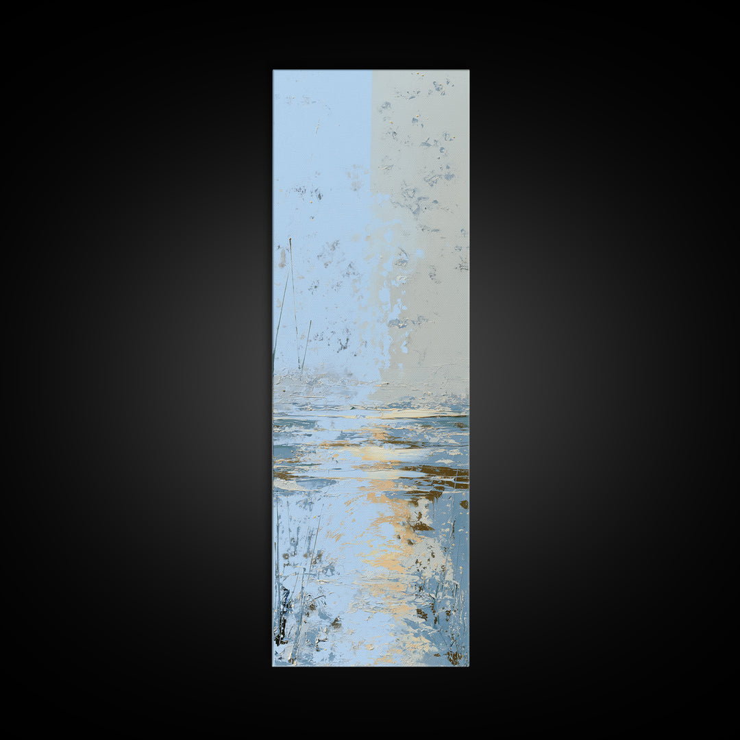 Sprinter Exploding from Starting Blocks Canvas Print, Gym Art, Speakeasy Art, Gym Decor, Oil Painting, Strength, GYM-1x3-63