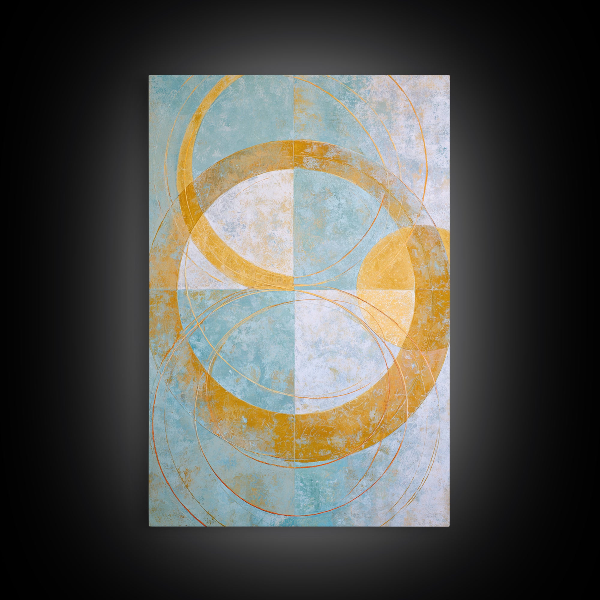 Jump Rope Motion Forming Circular Energy Lines Framed Canvas Print, Gym Art, Black Girl Wall Art, Gym Decor, Abstract Art, GYM-2x3-13