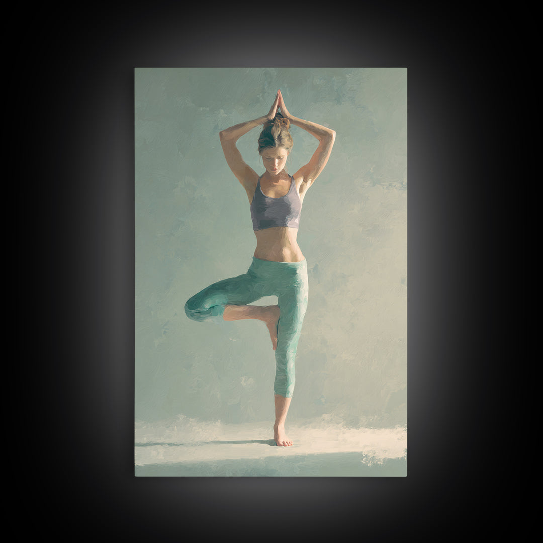 Eagle Soaring as Motivation Symbol Framed Canvas Print, Gym Art, Speakeasy Art, Gym Decor, Oil Painting, Strength, GYM-2x3-8