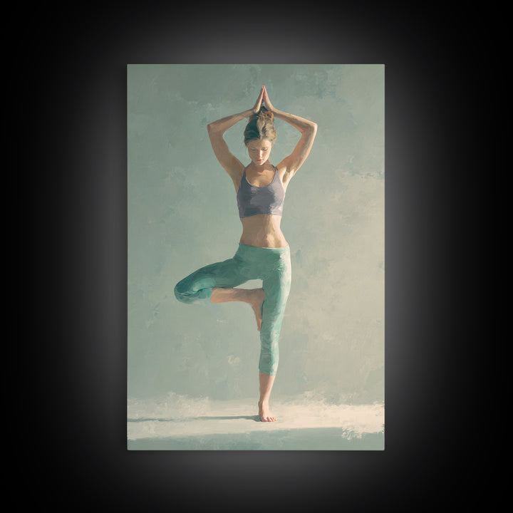 Eagle Soaring as Motivation Symbol Framed Canvas Print, Gym Art, Speakeasy Art, Gym Decor, Oil Painting, Strength, GYM-2x3-8