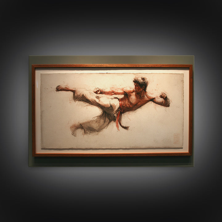 Medicine Ball and Chalk Still Life Framed Canvas Print, Gym Art, Gallery Decor, Gym Decor, Fine Art, Strength, Wall Art, GYM-3x2-27