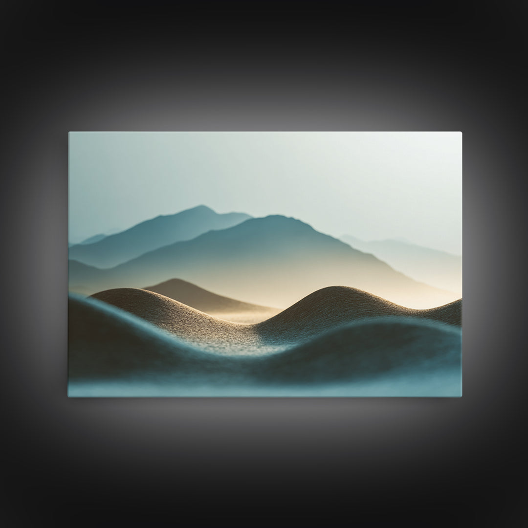 Minimal Heartbeat and Mountain Endurance Symbol Canvas Print, Gym Art, Home Gym Decor, Gym Decor, Fine Art, Strength, GYM-3x2-94