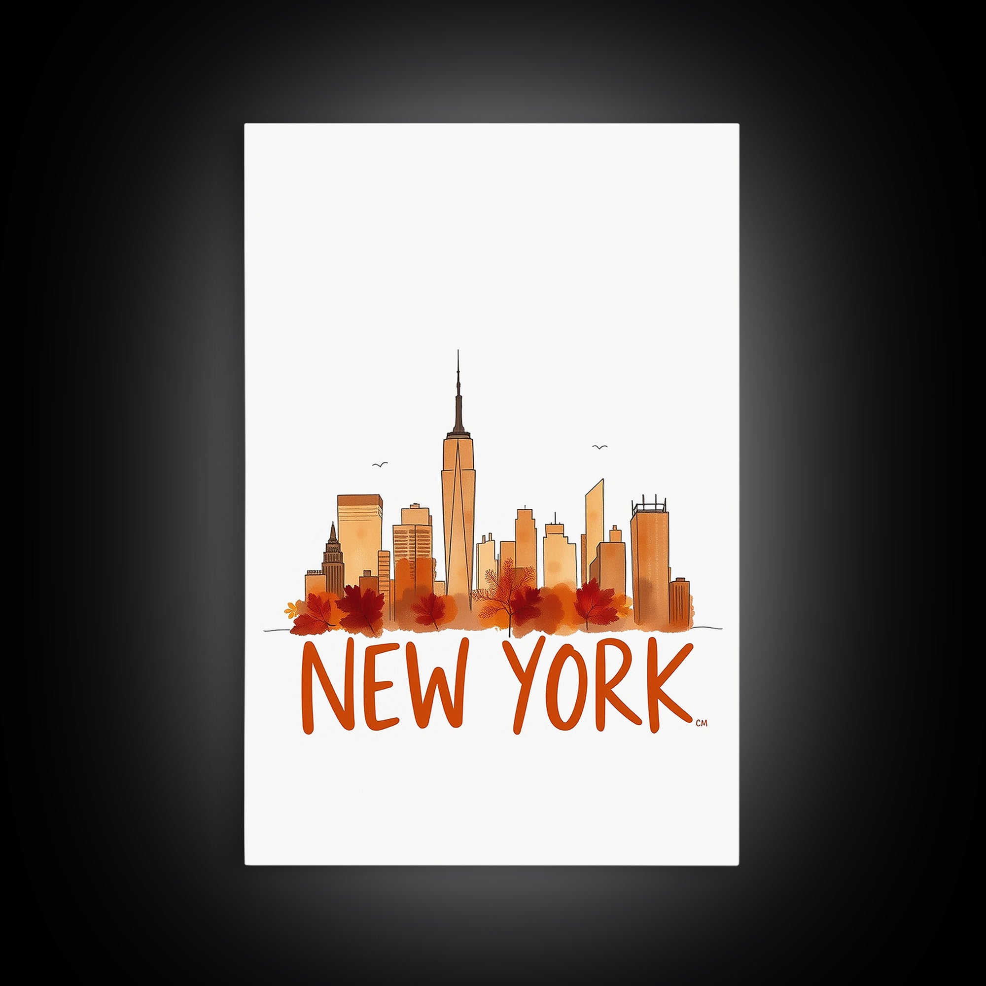 New York Travel Poster, Canvas Print, Illustrated City Wall Art, New York Poster Print, City Travel Prints, Gift For Travelers