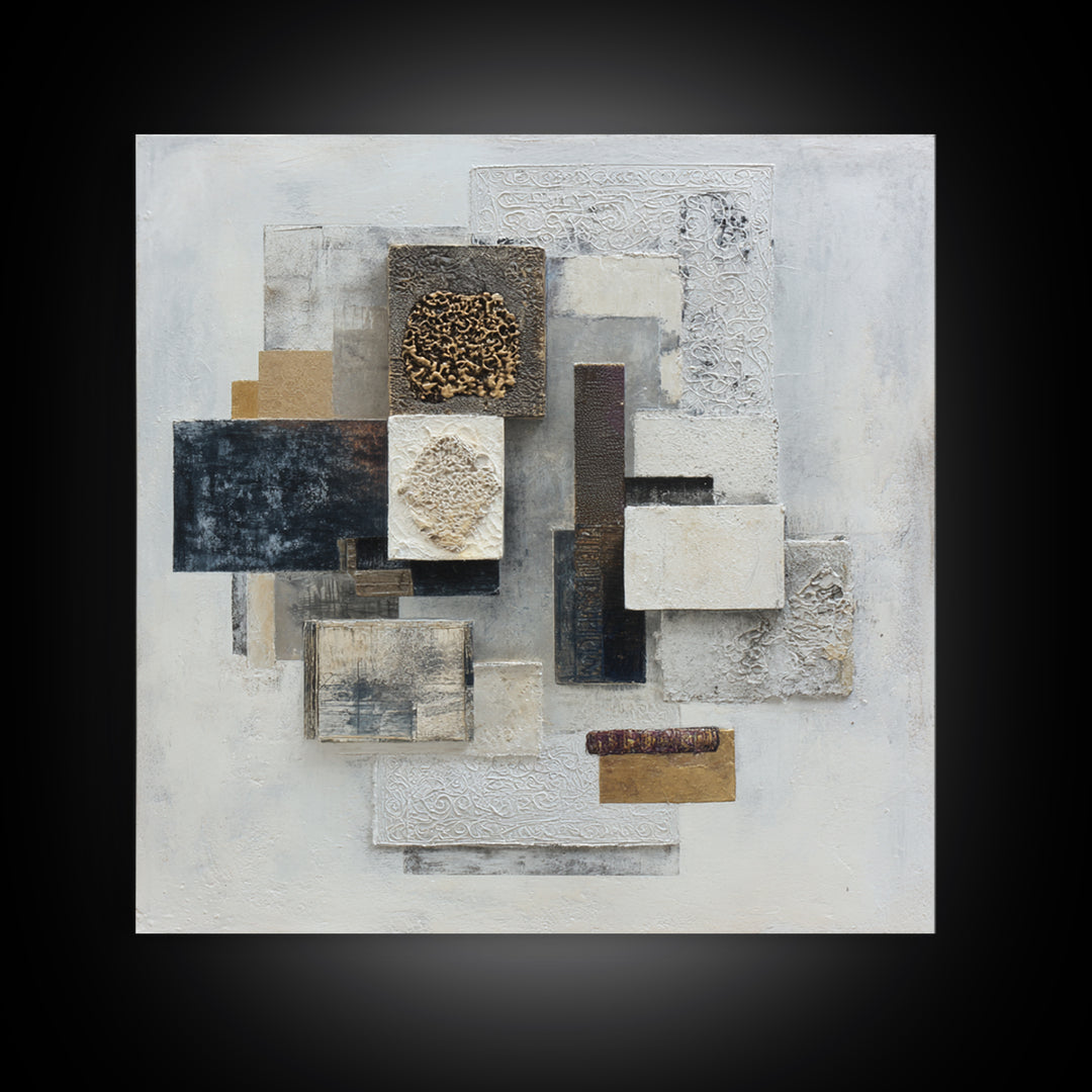 Sophisticated Neutral Abstract Canvas Print, Hotel Art, Art Prints, Hotel Decor, Fine Art, Boutique, Modern Wall Art, HOT-1x1-97
