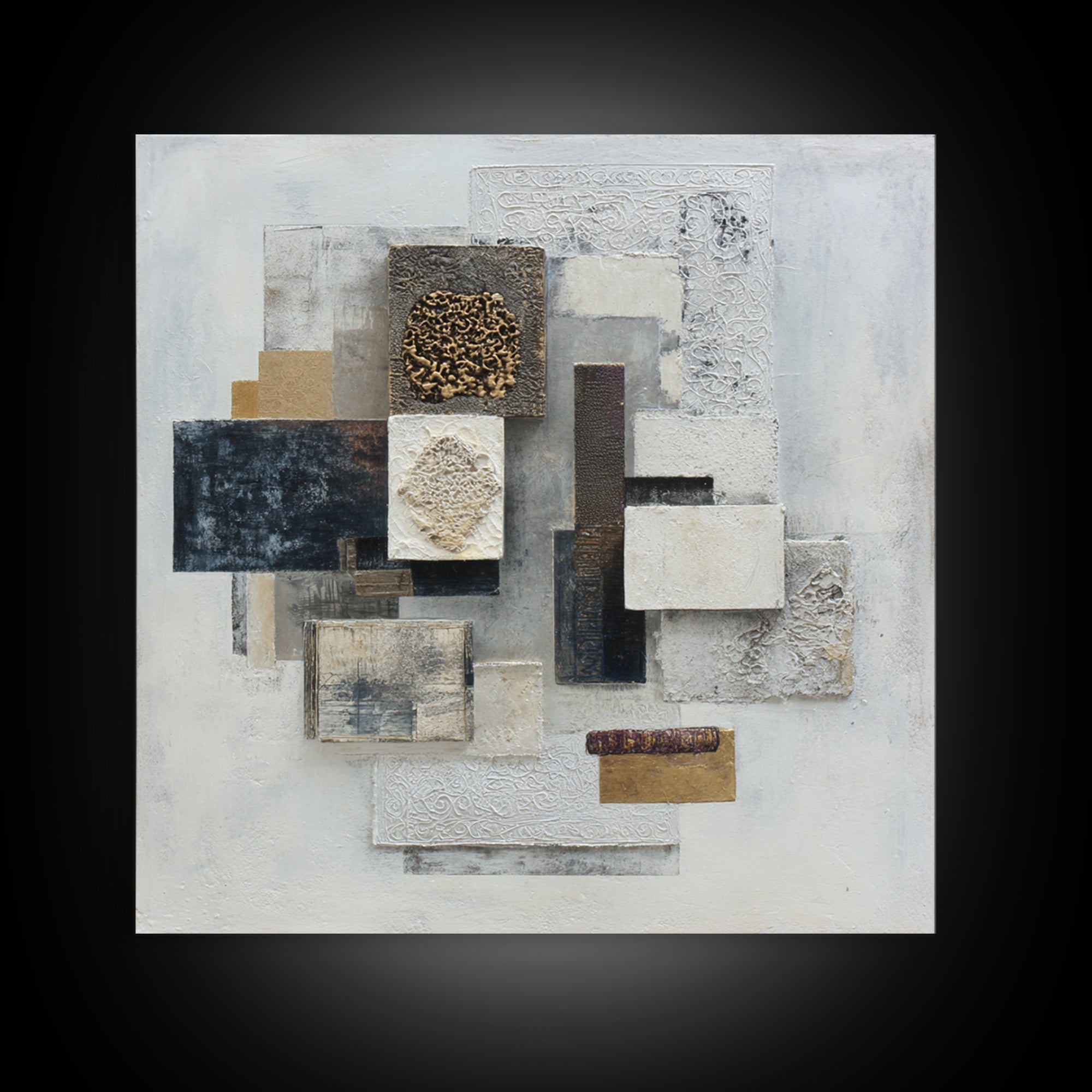 Sophisticated Neutral Abstract Canvas Print, Hotel Art, Art Prints, Hotel Decor, Fine Art, Boutique, Modern Wall Art, HOT-1x1-97