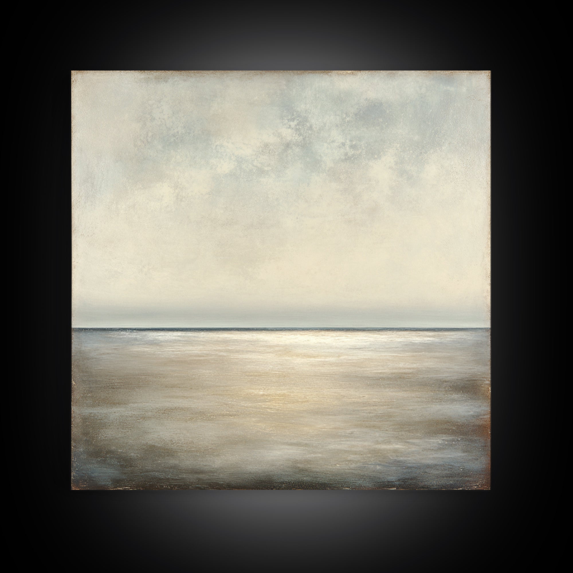 Large Calming Seascape Canvas Print, Hotel Art, Art, Hotel Decor, Oil Painting, Boutique, Printable Art, Living Room Decor, HOT-1x1-99