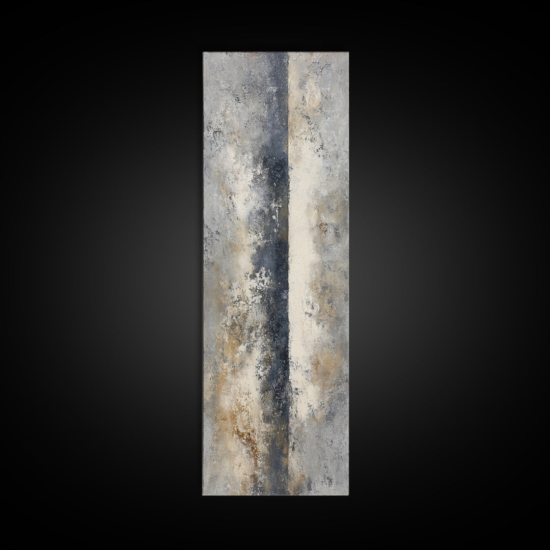 Sophisticated Neutral Abstract Canvas Print, Hotel Art, Minimalist Decor, Hotel Decor, Fine Art, Boutique, Large Wall Art, HOT-1x3-13
