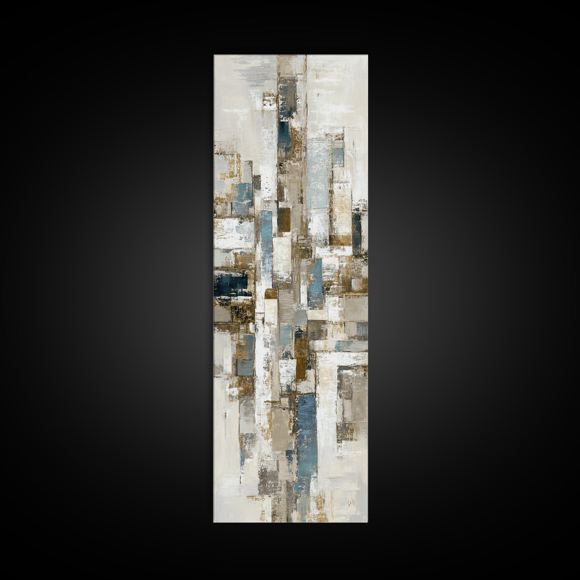 City Map Abstract Lines Without Readable Labels Framed Canvas Print, Hotel Art, Print, Hotel Decor, Abstract Art, Boutique, HOT-1x3-36