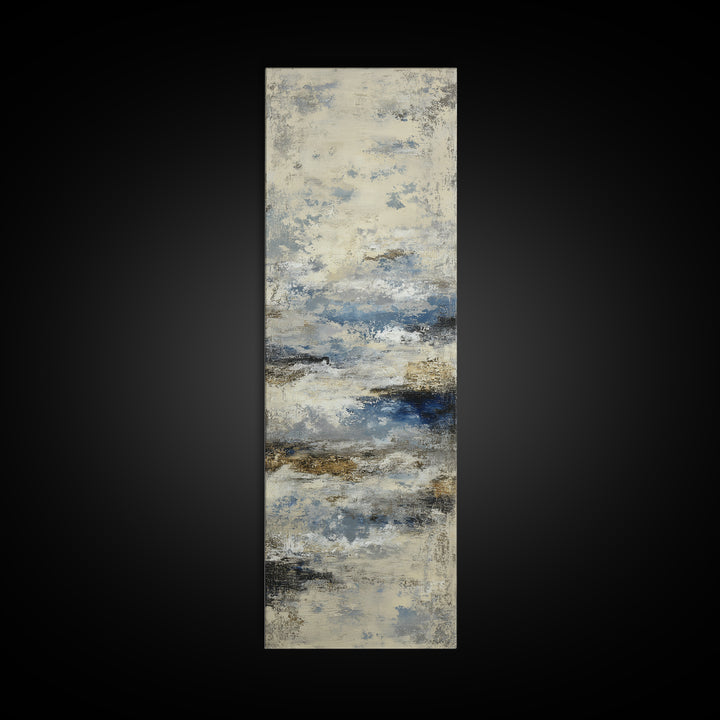 Soft Abstract Wave Forms Framed Canvas Print, Hotel Art, Modern Decor, Hotel Decor, Abstract Art, Boutique, Poster, Wall Decor, HOT-1x3-46