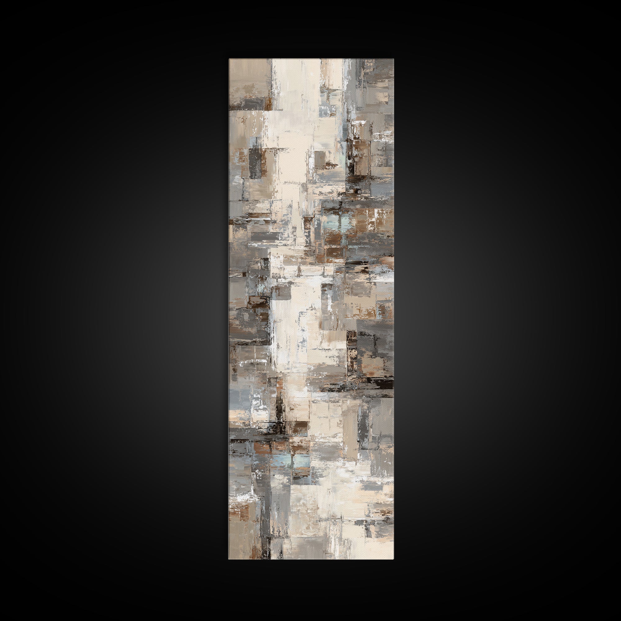 City Map Abstract Lines Without Readable Labels Canvas Print, Hotel Art, Art Deco, Hotel Decor, Boutique, Minimalist Wall Art, HOT-1x3-60