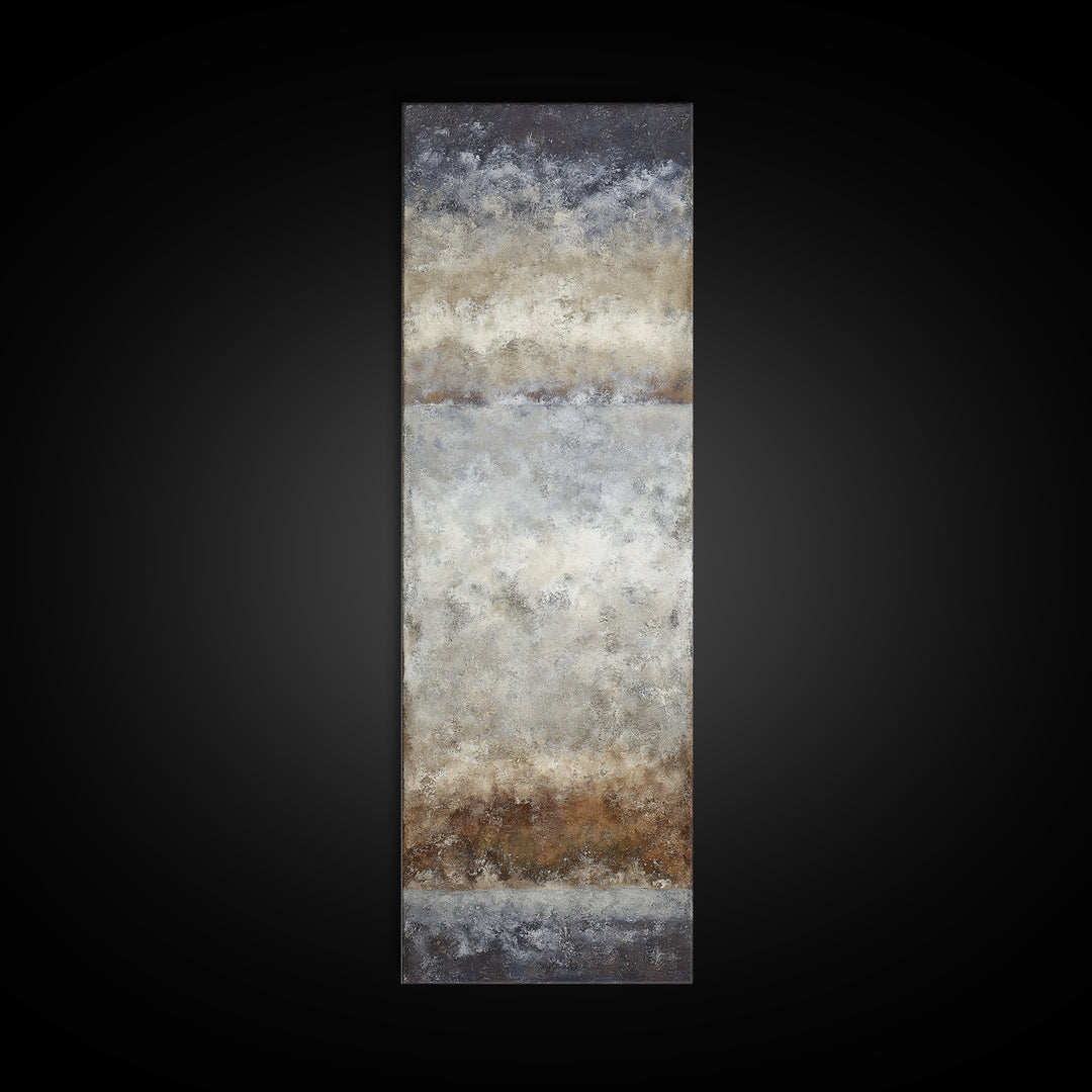 Sophisticated Neutral Abstract Framed Canvas Print, Hotel Art, Hotel Decor, Abstract Art, Boutique, Living Room Decor, HOT-1x3-61
