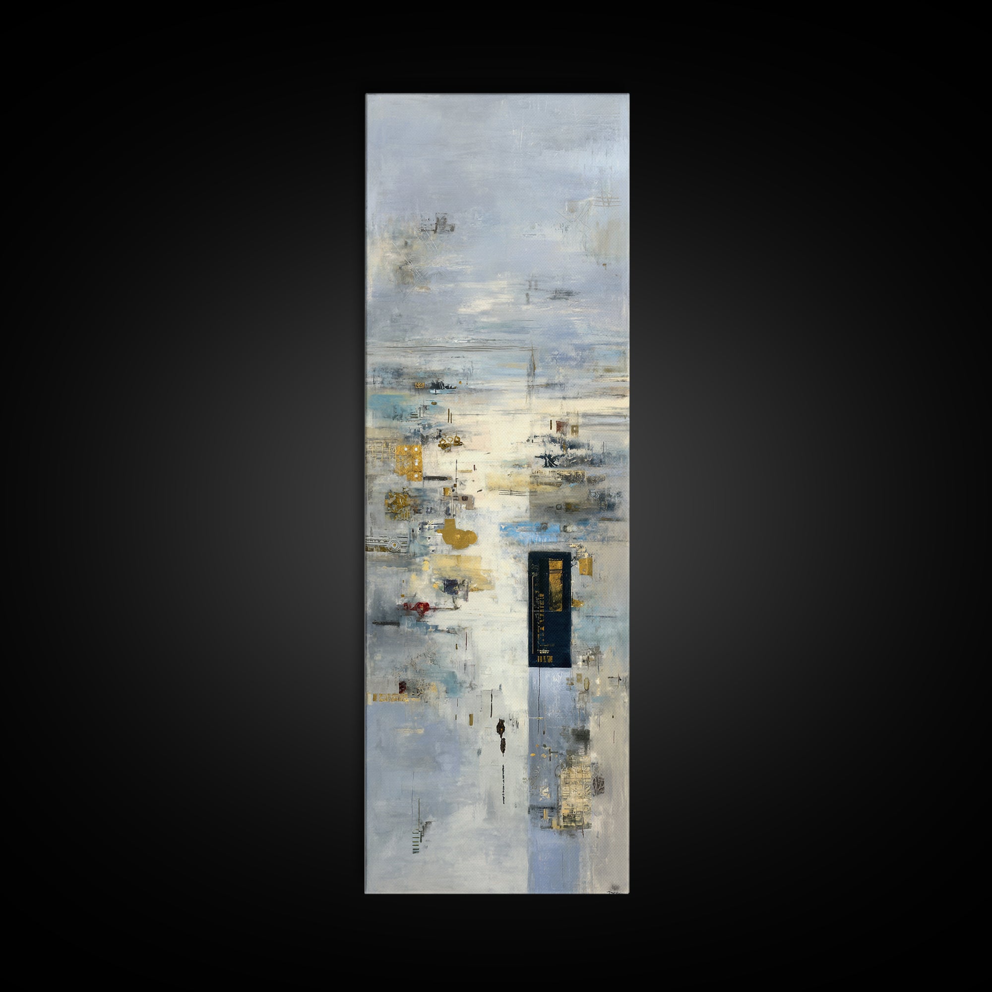 Large Calming Seascape Canvas Print, Hotel Art, City Wall Art, Hotel Decor, Fine Art, Boutique, Minimalist Decor, HOT-1x3-63