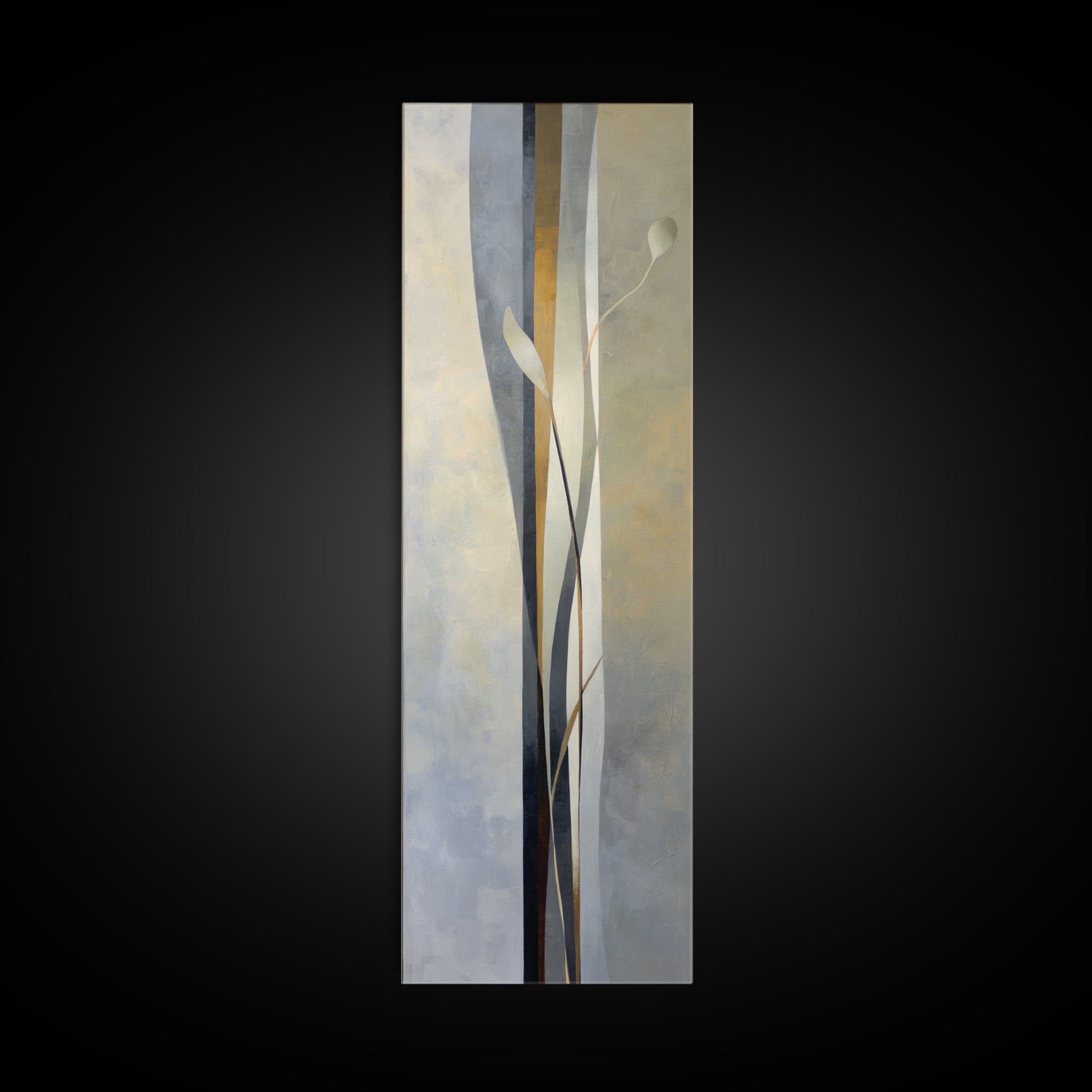 Minimal Sculpture Shapes Canvas Print, Hotel Art, Wall Sculpture, Hotel Decor, Abstract Art, Boutique, Modern Decor, HOT-1x3-72