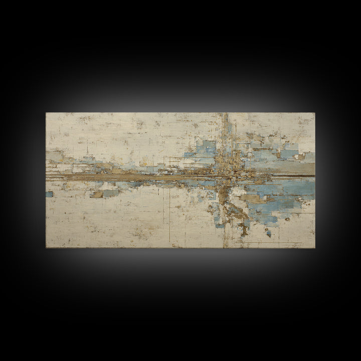 City Map Abstract Lines Without Readable Labels Framed Canvas Print, Hotel Art, Statement Artwork, Hotel Decor, Abstract Art, HOT-2x1-20