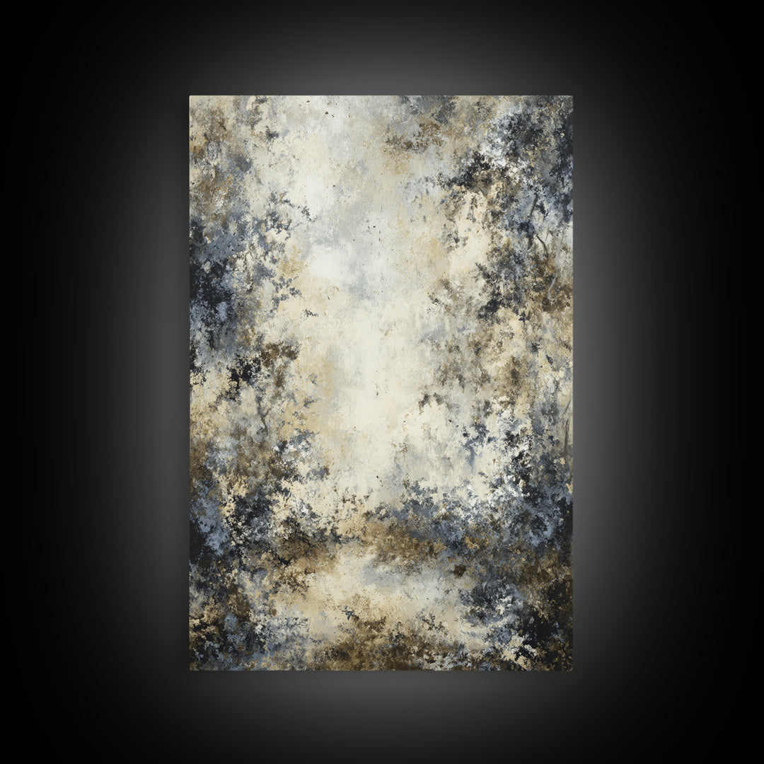 Misty Forest with Refined Calm Atmosphere Canvas Print, Hotel Art, Hotel Decor, Oil Painting, Boutique, Wall Sculpture, HOT-2x3-70