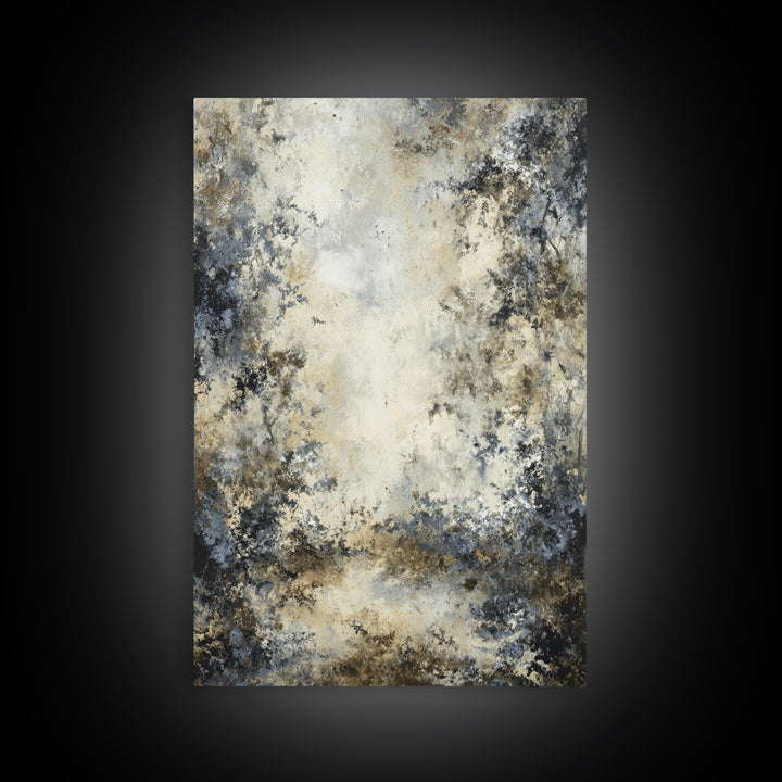 Misty Forest with Refined Calm Atmosphere Canvas Print, Hotel Art, Hotel Decor, Oil Painting, Boutique, Wall Sculpture, HOT-2x3-70