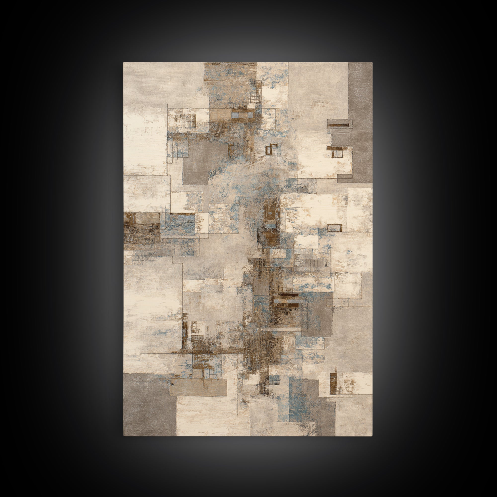 Sophisticated Neutral Abstract Canvas Print, Hotel Art, Coastal Wall Art, Hotel Decor, Fine Art, Boutique, Fine Art Print, HOT-2x3-81
