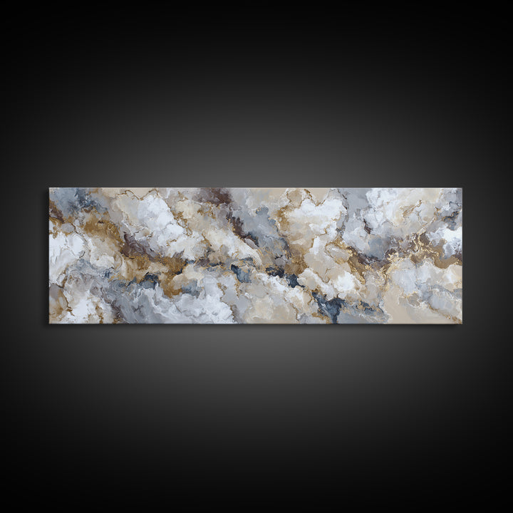 Abstract Marble Texture Framed Canvas Print, Hotel Art, Wall Decor, Hotel Decor, Abstract Art, Boutique, Living Room Decor, HOT-3x1-59