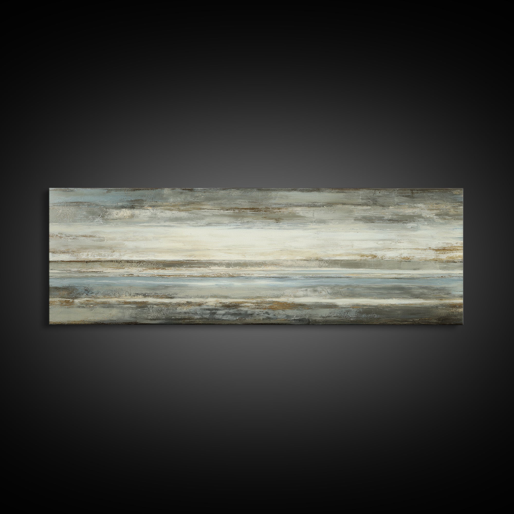 Sophisticated Neutral Abstract Canvas Print, Hotel Art, Beach House Decor, Hotel Decor, Abstract Art, Boutique, HOT-3x1-65