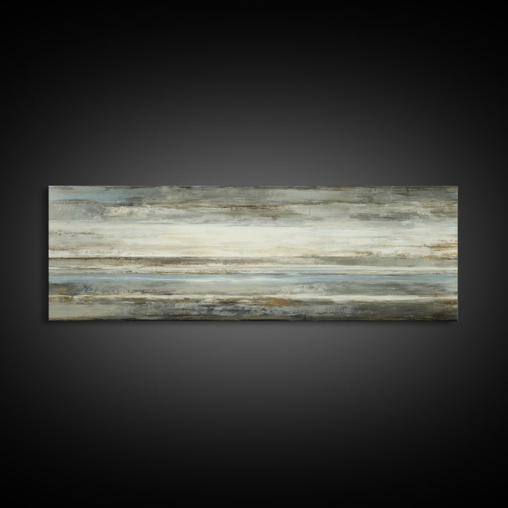Sophisticated Neutral Abstract Canvas Print, Hotel Art, Beach House Decor, Hotel Decor, Abstract Art, Boutique, HOT-3x1-65
