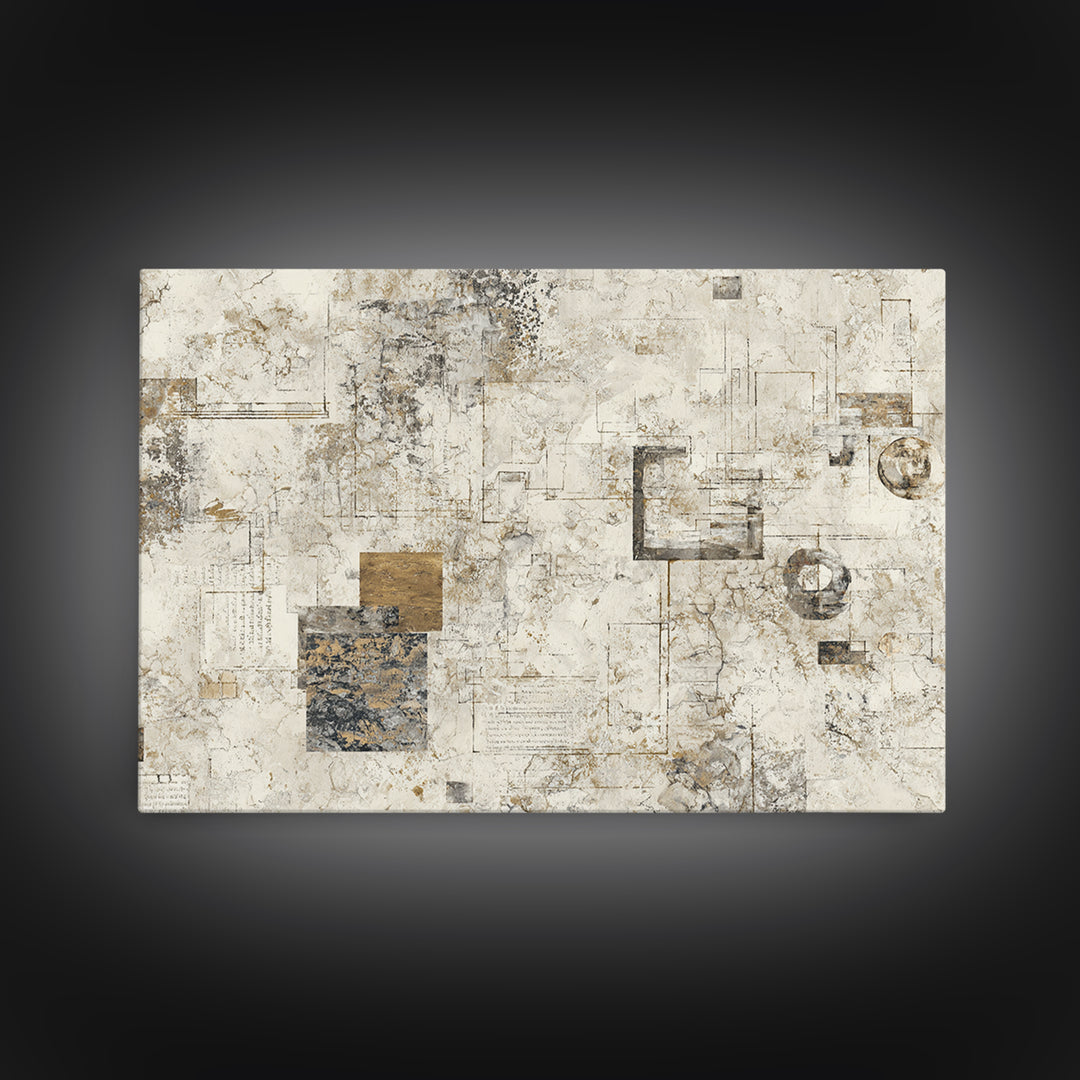Abstract Marble Texture Framed Canvas Print, Hotel Art, Beach House Decor, Hotel Decor, Abstract Art, Boutique, HOT-3x2-71