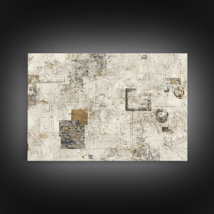 Abstract Marble Texture Framed Canvas Print, Hotel Art, Beach House Decor, Hotel Decor, Abstract Art, Boutique, HOT-3x2-71