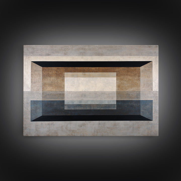 Modern Geometric Composition Canvas Print, Hotel Art, Abstract Art, Hotel Decor, Fine Art, Boutique, Gallery Wall Art, HOT-3x2-83