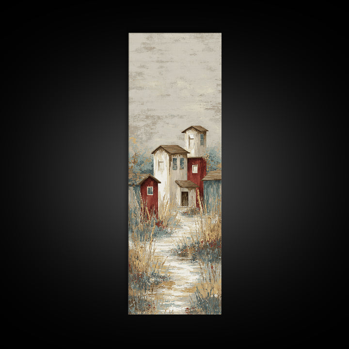 Country Lane with Flickering Sunlight Canvas Print, Impressionist Art, Gallery Wall Art, Living Room Decor, Impression, IMP-1x3-10