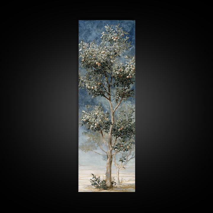 Apple Tree in Summer Orchard Canvas Print, Impressionist Art, Fine Art Print, Living Room Decor, Fine Art, Impression, IMP-1x3-5