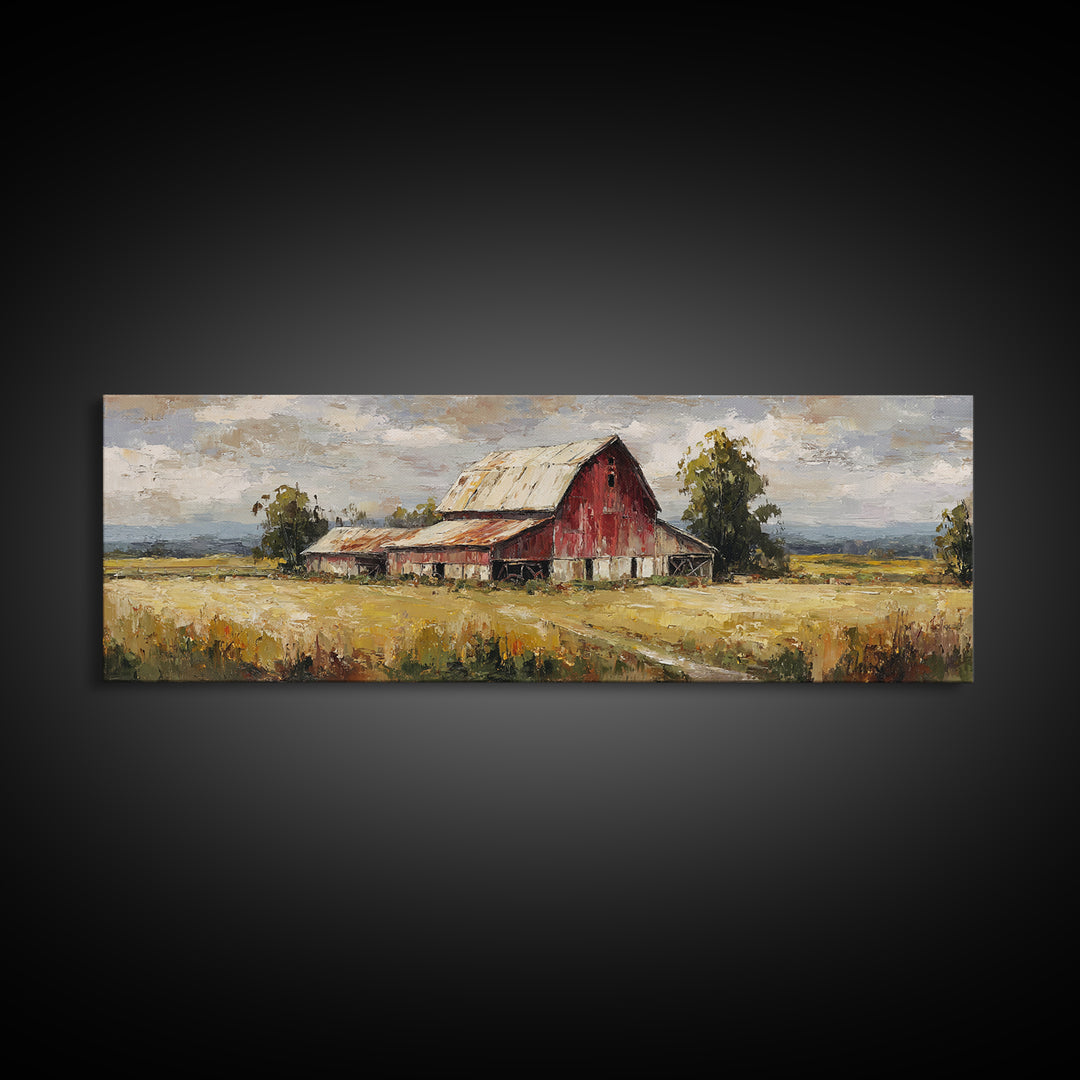 Country Lane with Flickering Sunlight Canvas Print, Impressionist Art, Modern Decor, Living Room Decor, Fine Art, Impression, IMP-3x1-14