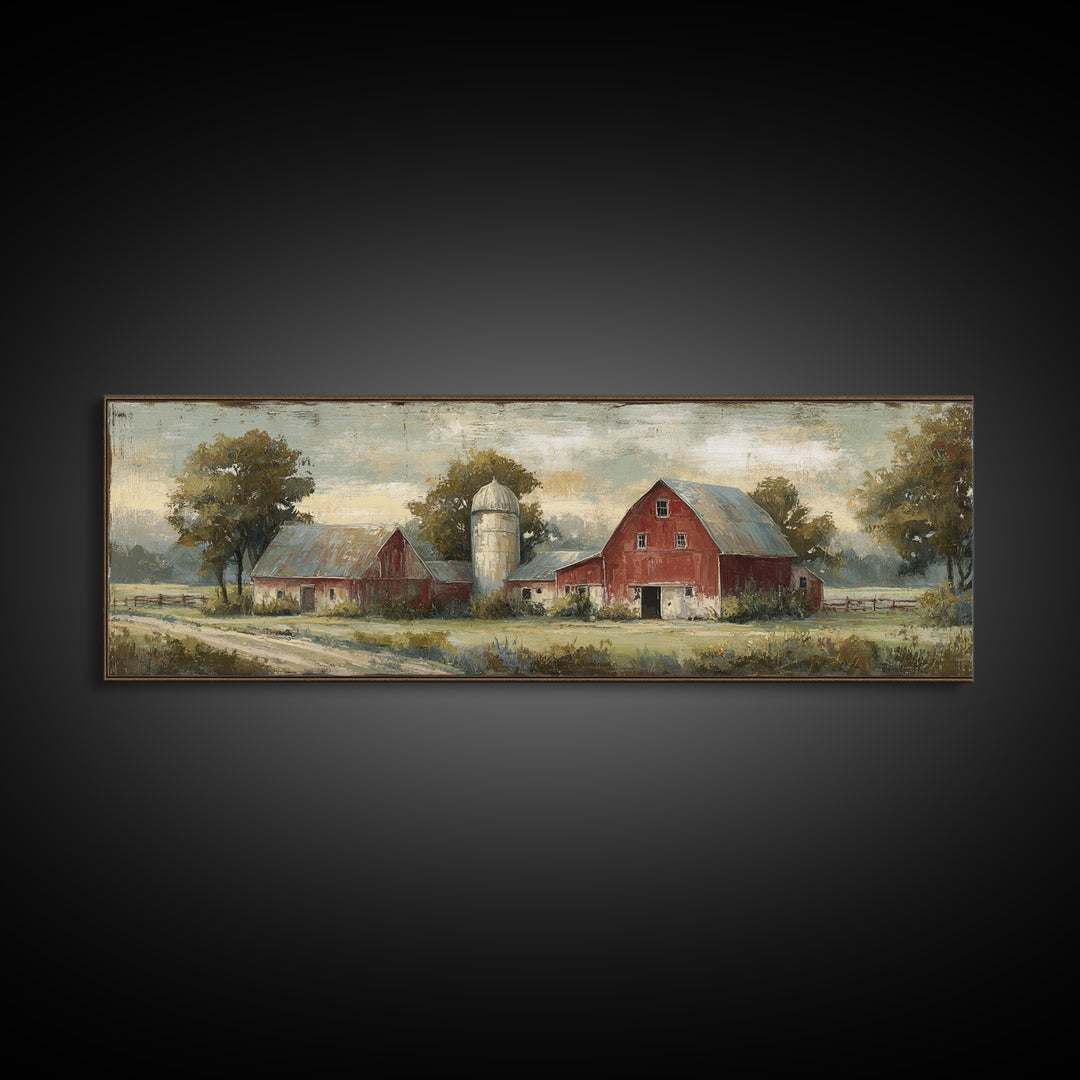 Country Lane with Flickering Sunlight Canvas Print, Impressionist Art, Boho Decor, Living Room Decor, Oil Painting, Impression, IMP-3x1-62