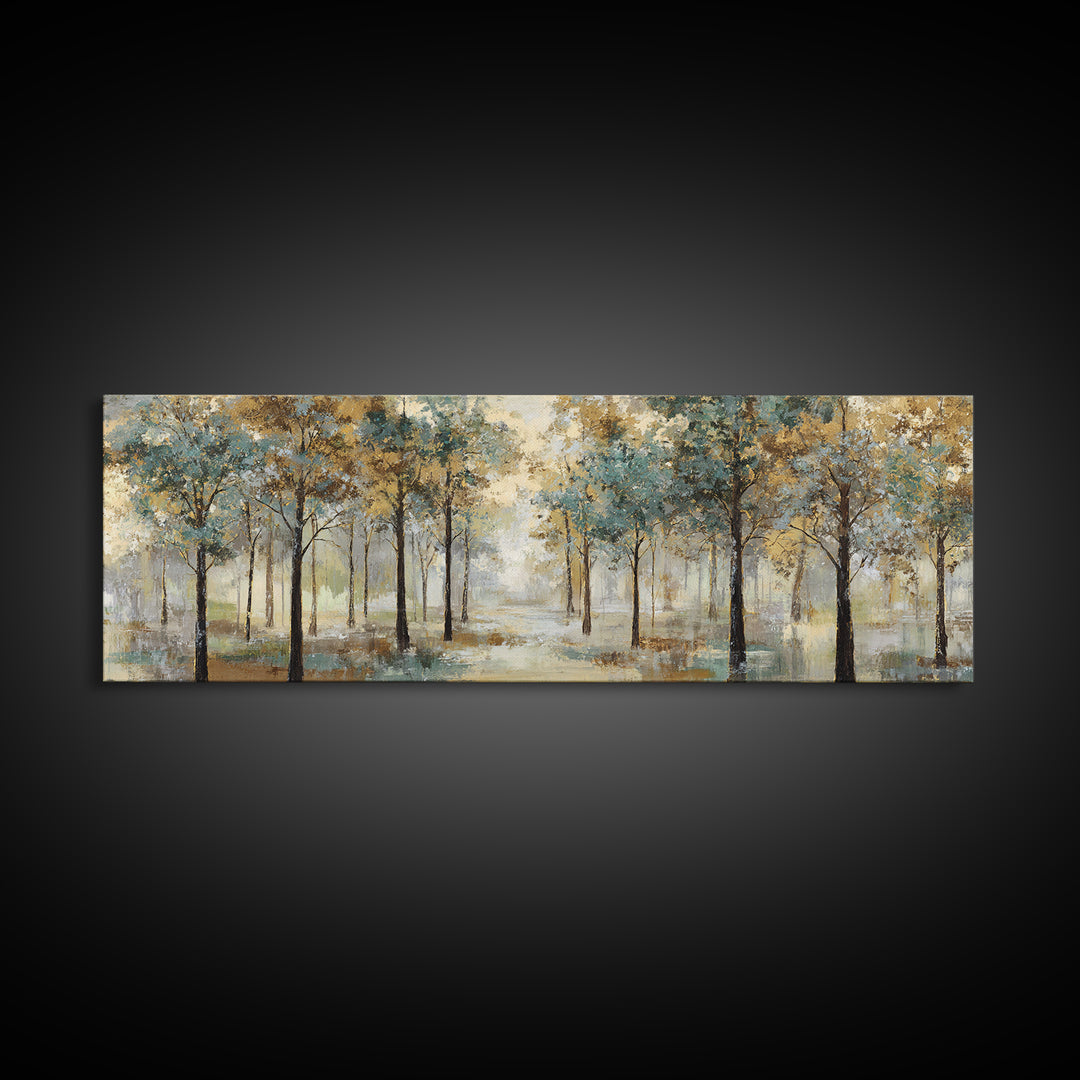 Garden Path Covered Canvas Print, Impressionist Art, Coastal Wall Art, Living Room Decor, Watercolor Art, Impression, IMP-3x1-66