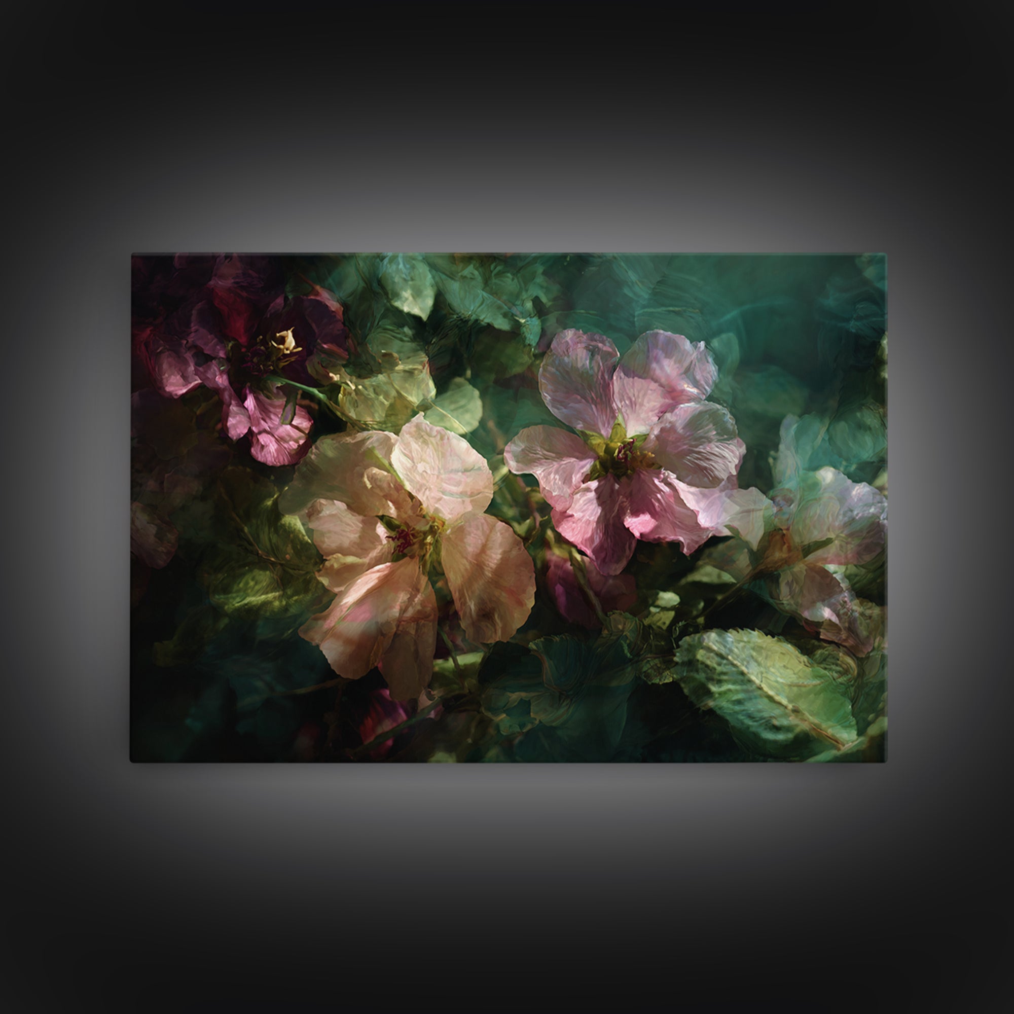 Caf Table with Flowers and Morning Light Canvas Print, Impressionist Art, Gallery Wall Art, Living Room Decor, Impression, IMP-3x2-86