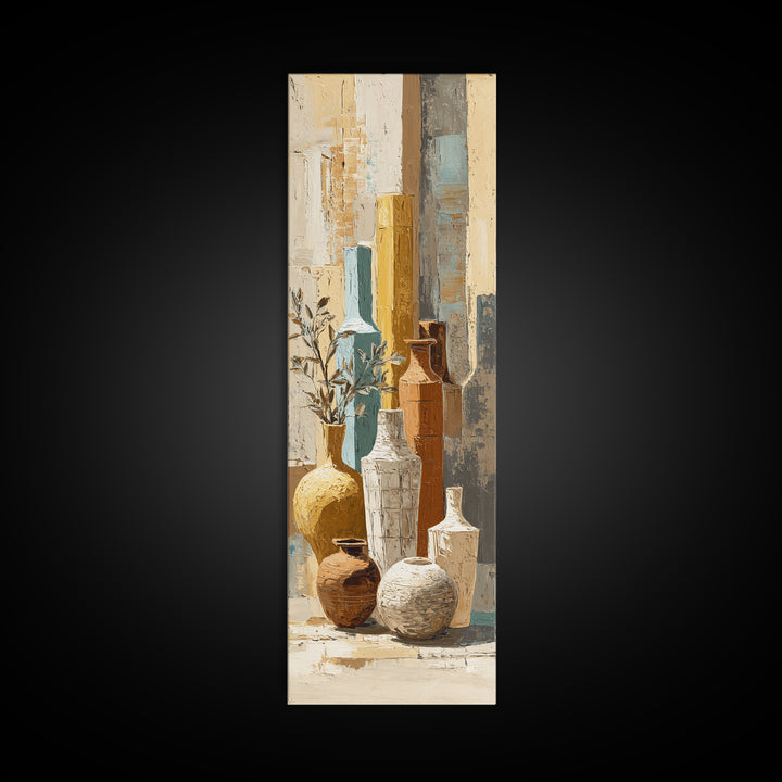 Venetian Canal Reflection Without City Crowd Canvas Print, Italian Villa Art, Statement Artwork, Living Room Decor, Villa, IVA-1x3-56