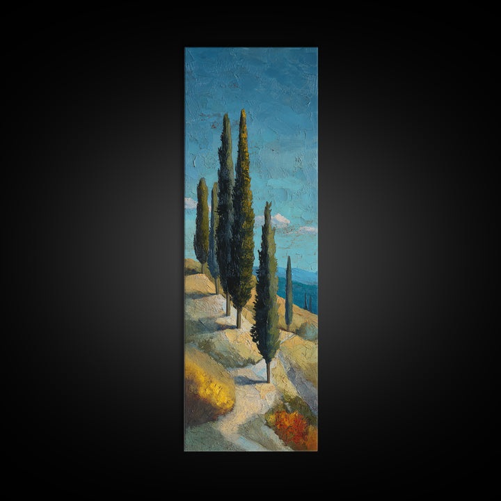 Terra Cotta Pot Canvas Print, Italian Villa Art, Living Room Art, Living Room Decor, Oil Painting, Villa, Neutral Decor, IVA-1x3-82