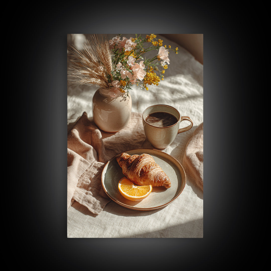Orange Citrus Botanical Branch Canvas Print, Kitchen Art, Prints, Kitchen Decor, Fine Art, Kitchen, Kitchen Wall Decor, KIT-2x3-67