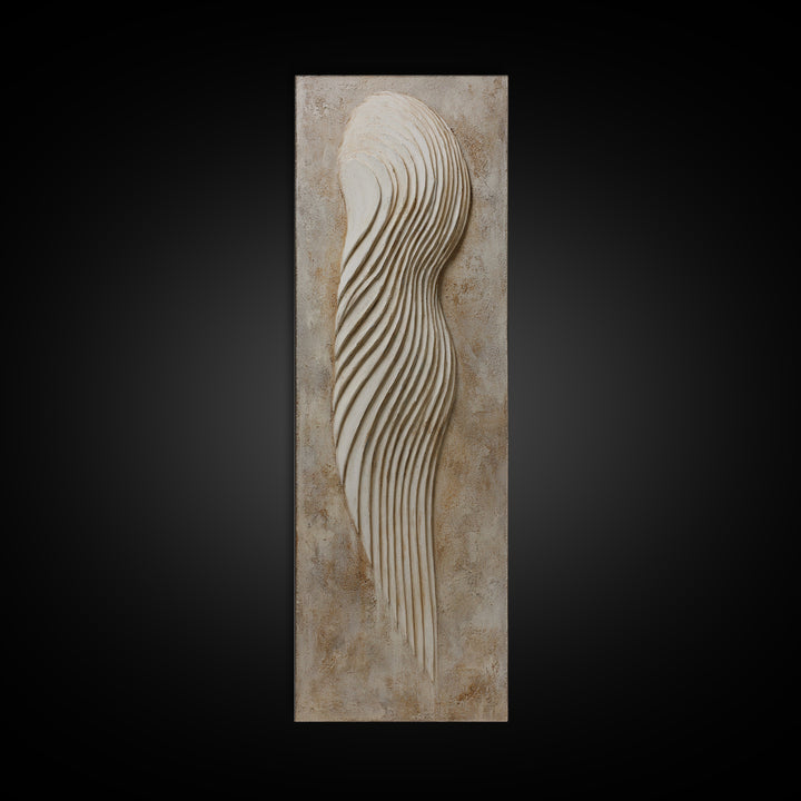 Minimal Angel Wing Contour Canvas Print, Line Art, Home Decor, Living Room Decor, Abstract Art, Line, Modern Wall Art, LIN-1x3-9