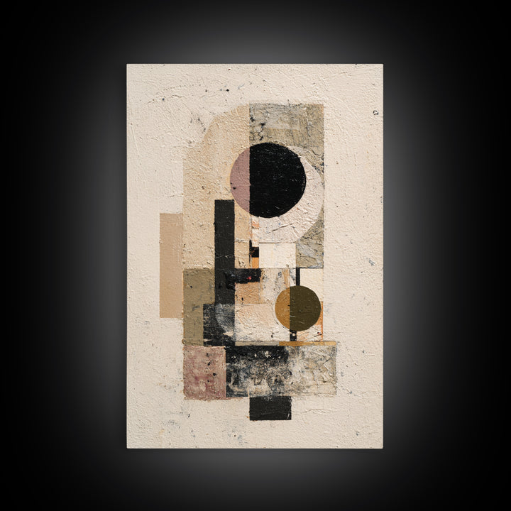 Minimal Eyes and Nose Composition Framed Canvas Print, Line Art, Digital Wall Art, Living Room Decor, Fine Art, Line, LIN-2x3-46