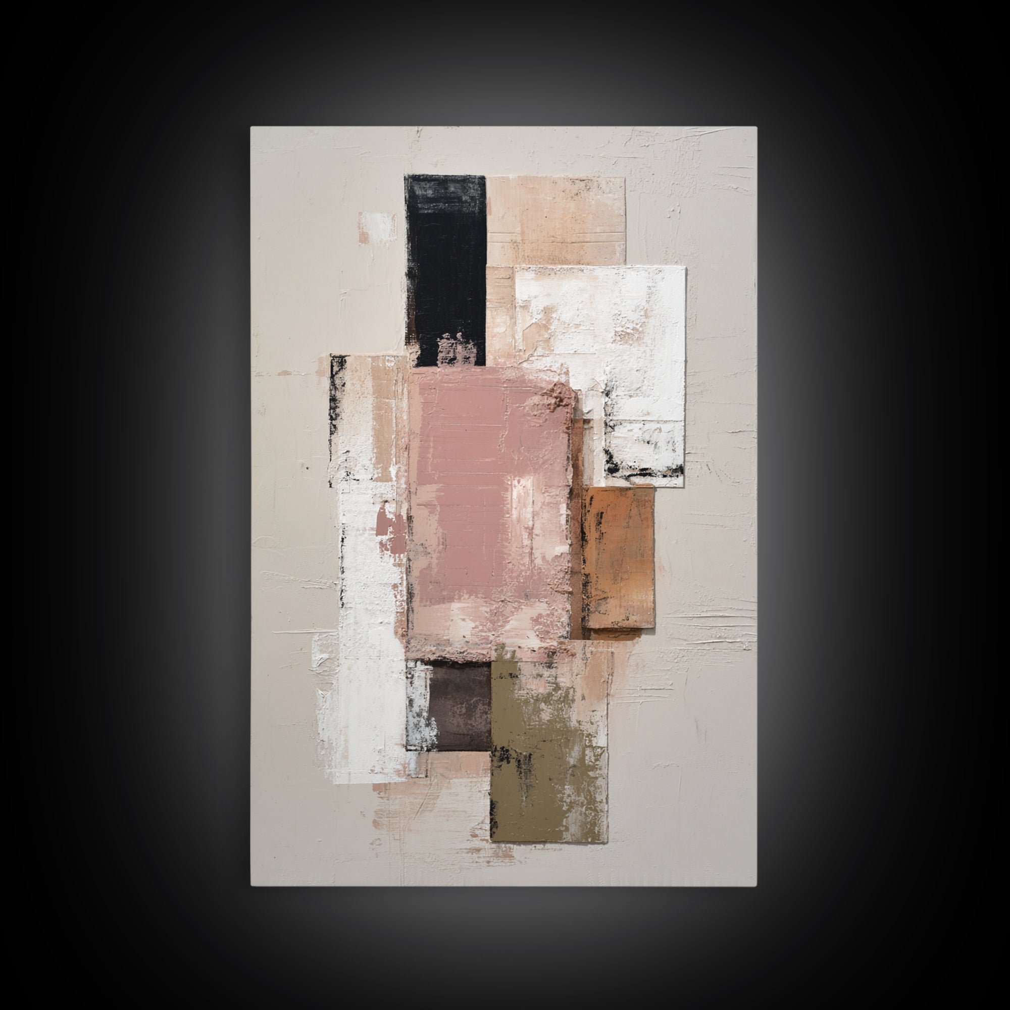 Minimal Nude Figure Canvas Print, Line Art, Gallery Wall Set, Living Room Decor, Fine Art, Line, Textured Painting, LIN-2x3-65