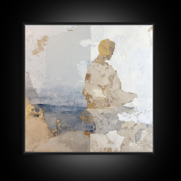 Oversized Line Figure Canvas Print, Living Room Art, Gallery Decor, Living Room Decor, Fine Art, Living, Wall Art, Home Decor, LIR-1x1-17