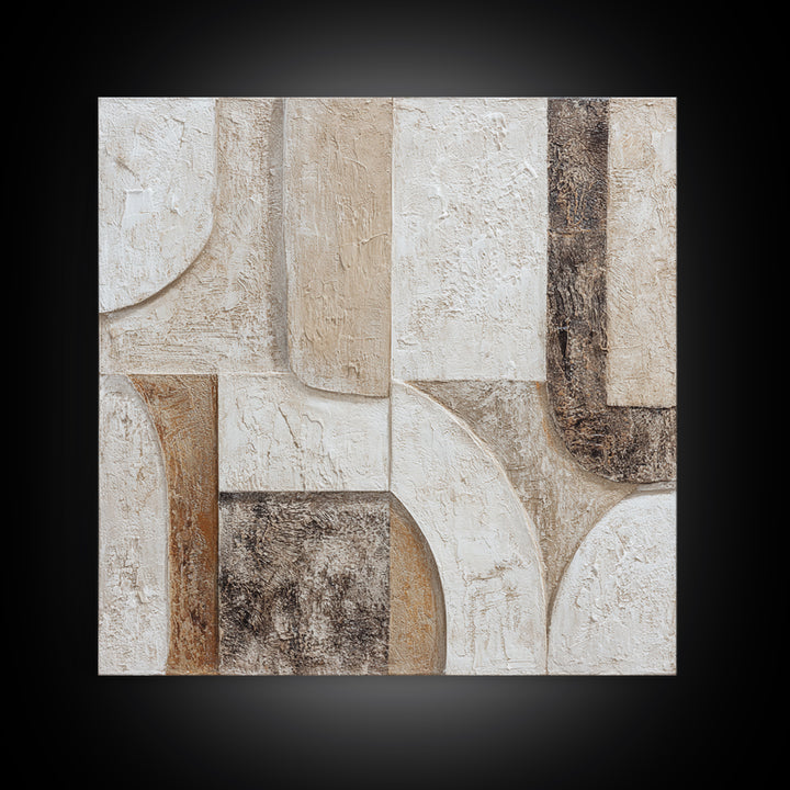Textured Plaster Abstract Canvas Print, Living Room Art, Fine Art Print, Living Room Decor, Abstract Art, Living, Wall Decor, LIR-1x1-5