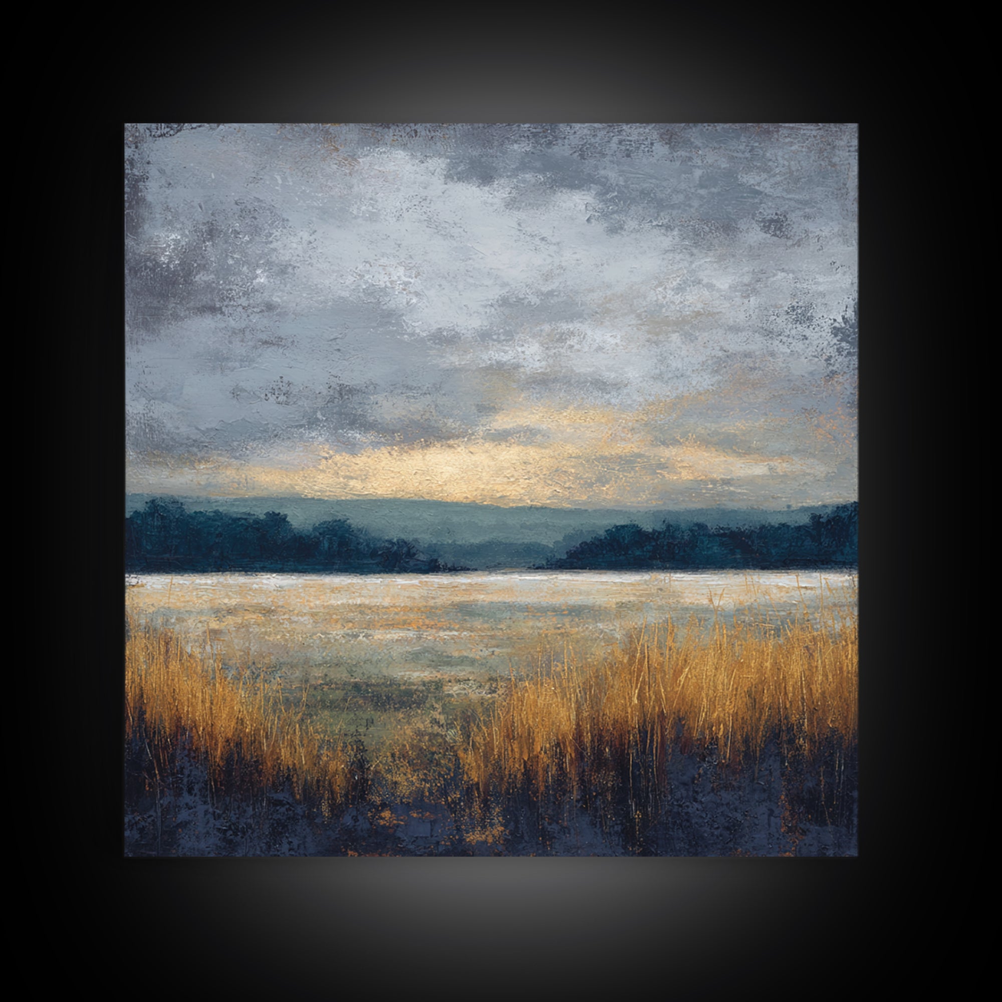 Quiet Meadow Landscape Canvas Print, Living Room Art, Fine Art Print, Living Room Decor, Fine Art, Living, Wall Decor, LIR-1x1-95