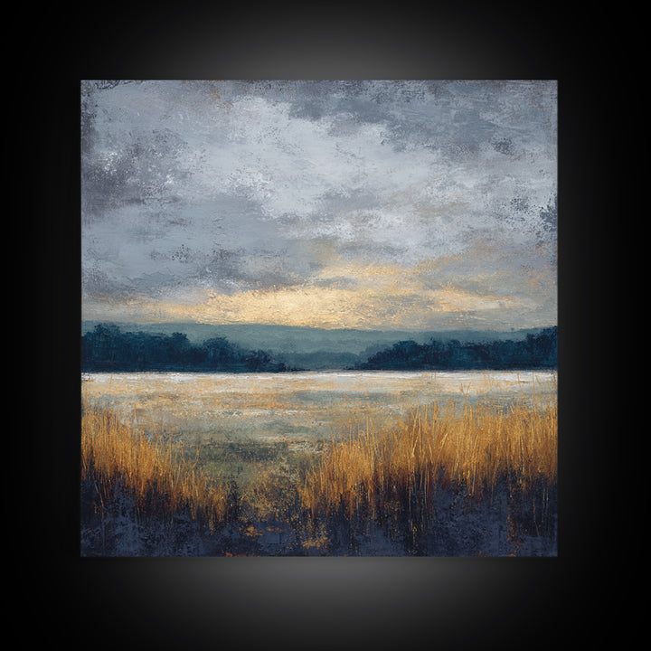 Quiet Meadow Landscape Canvas Print, Living Room Art, Fine Art Print, Living Room Decor, Fine Art, Living, Wall Decor, LIR-1x1-95