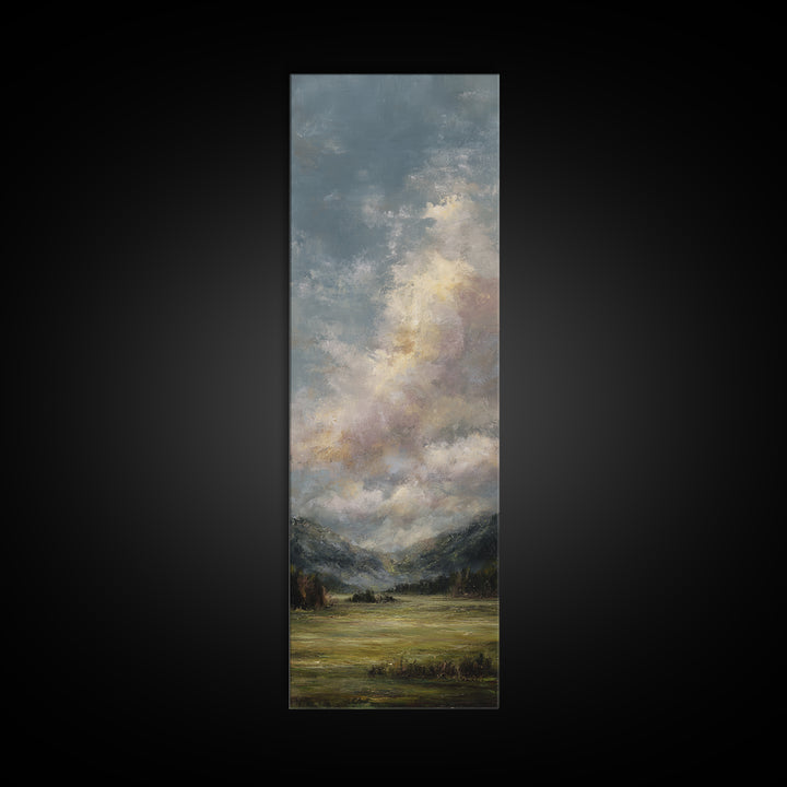 Quiet Meadow Landscape Canvas Print, Living Room Art, Bedroom Decor, Living Room Decor, Fine Art, Living, Bedroom Wall Art, LIR-1x3-11